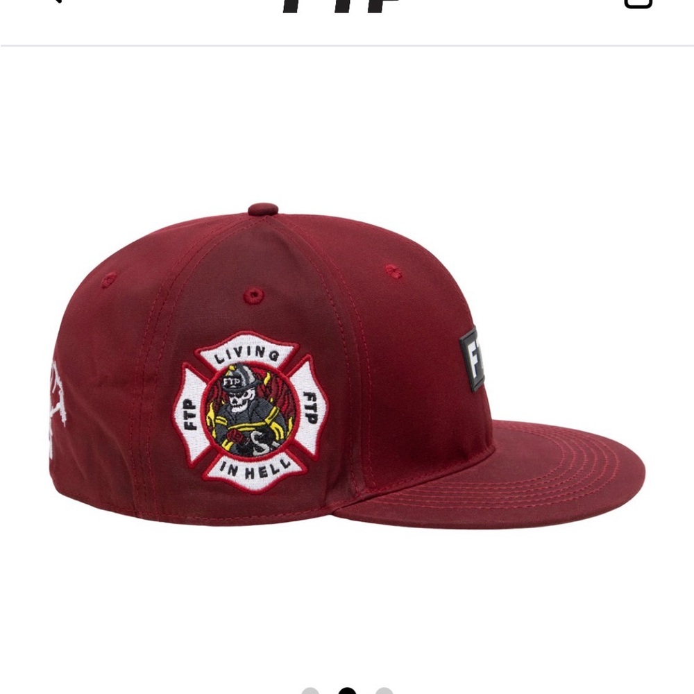 Ftp Firearms Deep Burgundy Patch Snapback - image 3
